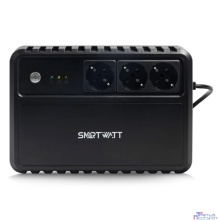 SMARTWATT UPS SAFE 800 {линейно-интерактивный, 800/480 ВА/Вт, напольный, LED индикация, Shuko CEE7/4 - 3 шт}