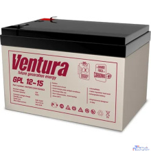 АКБ Ventura GPL 12-15   12V/14Ah {S63 (F2), ДхШхВ 151х98х100мм, 3.9кг, срок службы 12 лет}