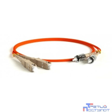 Hyperline FC-D2-50-SC/­PR-ST/­PR-H-2M-LSZH-OR Патч-корд волоконно-оптический (шнур) MM 50/­125, ST-SC, 2.0 мм, duplex, LSZH, 2 м