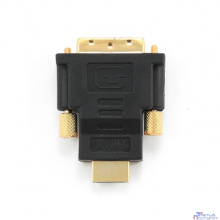 Gembird Переходник HDMI-DVI  19M/19M(папа-папа), золотые разъемы  [A-HDMI-DVI-1]