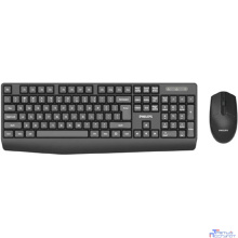 Philips Беспроводной Комплект  SPT6337, 2.4 GHz 104 клав/3 кнопки, 1600dpi, русская заводская раскладка, чёрный