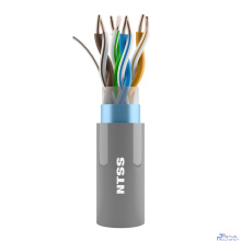 NTSS Кабель витая пара NTSS F/UTP 5e 4 пары одножильный 24AWG медь 305м внутренний нг(А)-HF (LSZH) серый NTSS-IN-FUTP4-5e-LSZH-GY