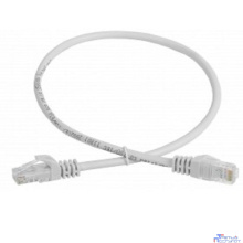 ITK PC01-C5EU-05M-G Шнур коммутационный кат. 5Е UTP 0,5м серый GENERICA