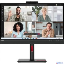 LCD Lenovo 27" T27hv-30 {IPS 2560x1440 75Hz 4ms 300cd HDMI DisplayPort USB M/M Cam HAS Pivot In}