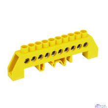 Iek YNN10-812-10DP-K05 Шина PE "земля" в комб DIN-изол"Стойка" ШНИ-8х12-10-КС-Ж ИЭК