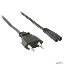 Telecom Кабель (TP228-IEC320-C7--CEE7/16-1.8-B/TRO21DA_IEC320-C12/SHM-1.8-BK) для аудио-видео техники IEC-320-C7--розетка 220V, 2-pin, 1.8м , черный [6926123461372]
