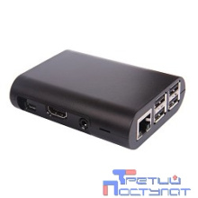 Raspberry 41433 Корпус PI 3/PI 2 model B/ model B+ (Black) овальный, на винтах (41433)