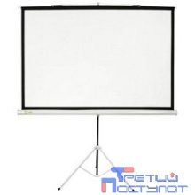 Экран Cactus Triscreen CS-PST-150X150 150х150 см 1:1, напольный белый