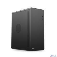CBR Корпус ATX Miditower U500, без БП, 1*USB 3.0 Type-C, 1*USB 3.0, 1*USB 2.0, HD Audio+Mic, Black [PCC-ATX-U500-WPSU]