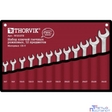 Thorvik W1S12TB Набор ключей гаечных рожковых серии ARC в сумке, 6-32 мм, 12 предметов