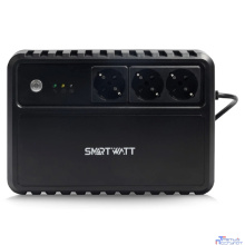 SMARTWATT UPS SAFE 400 {линейно-интерактивный, 400/240 ВА/Вт, напольный, LED индикация, Shuko socket CEE7/4 - 3 шт}