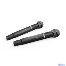 RITMIX RWM-422 black {Частот. хар-ка: 50 Гц-15 кГц, сопротивл: 600 Ом, чувств: -72 дБ, пит микр: 3,7 В, пит прием: 3,7 В, вр раб на 1 зар: до 10ч}