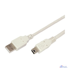 Rexant (18-1136) Кабель USB-A – mini USB, 2,4А, 3м, ПВХ, серый