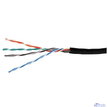 Кабель витая пара Bion BCL-U5510-381 U/UTP, кат.5e, 4x2x0,51 мм AWG 24, медь, одножильный, PE, для внешней прокладки, 305м, черный