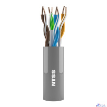 NTSS Кабель витая пара NTSS U/UTP 6 кат. 4 пары одножильный 23AWG медь 305м внутренний нг(А)-HF (LSZH) серый NTSS-IN-UUTP4-6-LSZH-GY