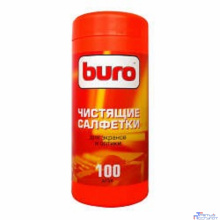 Туба с чистящими салфетками BURO BU-Tscreen, для экранов и оптики, 100шт. [817439]