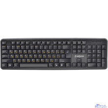 Exegate EX263905RUS Клавиатура Exegate LY-331, <USB, шнур 1,5м, черная, 104кл, Enter большой>, Color box