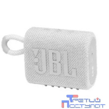 Колонка порт. JBL GO 3 белый 4.2W 1.0 BT (JBLGO3WHT)