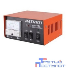 Зарядное устройство PATRIOT BCI-10A [650303410] {Вход.напр. 1ф - 220В ±15%; потреб.мощ 0,4 кВА; напряжен.зарядки 6/12В; ток зарядки макс. 10А; емк.бат. 10-150А/час; вес 1,3 кг.}
