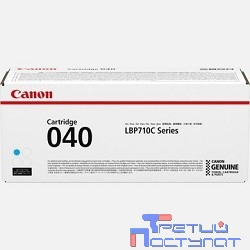 Canon Cartridge 040C 0458C001 Тонер-картридж голубой для Canon LBP710Cx/712Cx (5400 стр.)