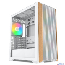 Case SAMA Z60 White, Midi-Tower, TG, 4x140mm ARGB, 2xUSB 3.0 + 1xUSB 3.1 Type-C, E-ATX, ATX, mATX, mITX White