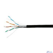 SkyNet Кабель FTP outdoor 4x2x0,51, медный, FLUKE TEST, кат.5e, однож., 100 м, box, черный [CSP-FTP-4-CU-OUT/100]