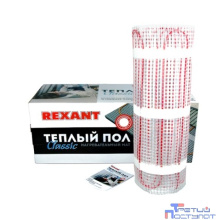 Rexant 51-0502-2 Тёплый пол (нагревательный мат) Classic RNX -1,0-150 (площадь1,0 м2 (0,5 х 2,0 м)),150 Вт, двухжильный с экраном