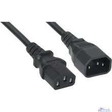 Cabeus PC-189-VDE-1.0-5M Кабель питания монитор-компьютер IEC 320 C13 - IEC 320 C14 (3x1.0), 5 м