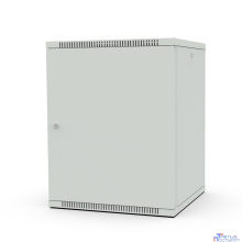 Шкаф настенный 19", 15U Filum FL-WB-1566MM-GY Wall Box (ШхГхВ) 600x600x757 мм, дверь сплошная металл, цвет серый RAL7035