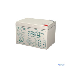 Контакт АКБ КТ 12-12 12V/12Ah {клемма Ш-6,3 (F2), ДхШхВ 151х98х100мм, масса 2,95 кг, срок службы 5-7 лет}