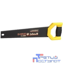 STAYER Ножовка HI-TEFLON двухсторонняя, 2-комп. ручка закален.зуб 3.5/2мм, 350мм [2-15089]