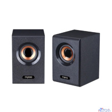 Колонки,Rapoo,A80,2.0,3Вт(1.5Вт*2),USB,3.5Mini Jack,40-20000Гц,65Дб,Черный