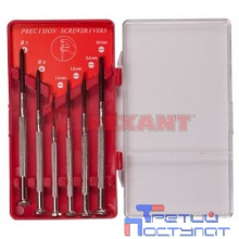 REXANT HT-06 (12-6050) Набор часовых отверток  (6 предметов)  (HT-06)  (HY-6)