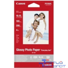 Бумага Canon GP-501 Glossy Photo Paper A6 глянцевая (10x15 см, 100 листов, 170 г/м2) 0775B003