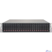 Supermicro server chassis CSE-216BE2C-R920LPB, 2U, 24 x 2.5" hot-swap SAS/SATA drive bay, optional 2 x 2.5" hot-swap drive bay, 1U 920W RPSU