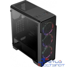 Aerocool Ore Saturn FRGB-G-BK-v1 черный без БП ATX 3x120mm 2xUSB2.0 1xUSB3.0 audio bott PSU" [54179]