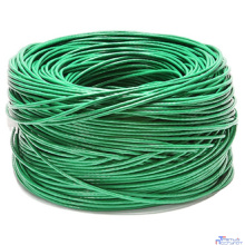 Cabeus UTP-4P-Cat.5e-SOLID-LSLTx-GN Кабель витая пара UTP (U/UTP), категория 5e, 4 пары (24 AWG), одножильный, нг(А)-LSLTx, зеленый (305 м), системная гарантия 25 лет.