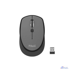 Мышь Wireless Filum FL-MW10-GY оптическая 2.4 ГГц USB 4 кл., DPI: 800/1200/1600, питание АА 1 шт., серая, Windows XP/Vista/7/8/10, MacOS
