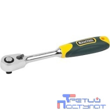 Трещотка для торцовых головок KRAFTOOL "PRO", Cr-V сталь, 60 зубцов, 3/8" [27794-3/8_z02]