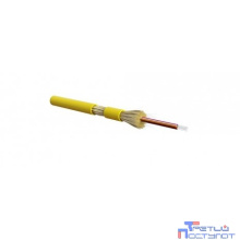 Hyperline FO-DT-IN-9S-12-LSZH-YL Кабель волоконно-оптический 9/125 (SMF-28 Ultra) одномодовый, 12 волокон, плотное буферное покрытие (tight buffer), для внутренней прокладки, LSZH, нг(А)-HF, –40°(1м.)