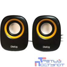 Dialog Colibri AC-06UP BLACK {акустические колонки 2.0, 6W RMS, питание от USB}