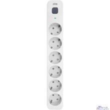 PowerCom Сетевой фильтр Powercom SP-06W 5,0 м 5.0м (6 розеток) белый/серый (коробка) (1928700)