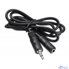Кабель-удлинитель аудио Buro BAAC003-1 Jack 3.5 (m)/Jack 3.5 (f) 1м. черный  (817191)