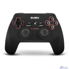 Беспроводной геймпад Sven GC-2040 (11 кл. 2 стика, D-pad, Soft Touch, PC/PS3/Android/Xinput)