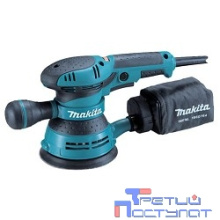 Makita BO5041 Эксцентриковая шлифовальная машина [BO5041] {300Вт,ф125мм,4000-12000об\м,ампл-2.8мм,1.4кг,кор,п\сборник,доп.рукоятка}