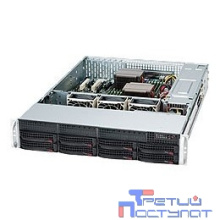 Supermicro CSE-825TQC-R1K03LPB Корпус компьютерный Black 2U SC825TQC SAS3 LP chassis w/ Red. 1000W PWS [CSE-825TQC-R1K03LPB]