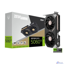 Видеокарта ZOTAC GAMING GeForce RTX 5060 Ti AMP 16Gb DDR7 128 bit  2407/2632 MHz  3*DP/HDMI  2*FAN (ZT-B50620F-10M) RTL