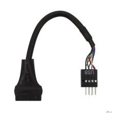 Bion переходник USB 3.0 - USB 2.0, внутренний, 10 см [BXP-USB3F-USB2M-010]
