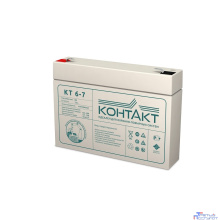 Контакт АКБ КТ 6-7 6V/7Ah {клемма Ш-4,8 (F1), ДхШхВ 151х34х98мм, масса 1,00 кг, срок службы 5-7 лет}