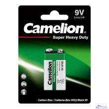Camelion  6F22 BL-1 (6F22-BP1G, батарейка,9В) (1 шт. в уп-ке)